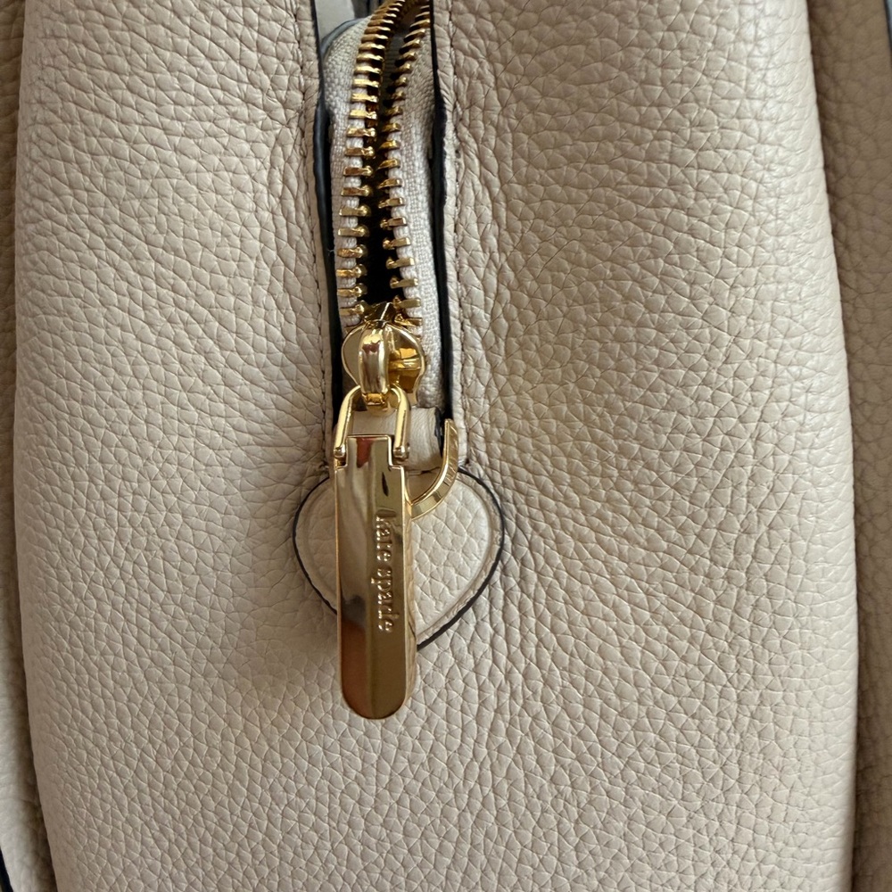 kate spade Cream Pebbled Leather Shoulder Bag - Picture 6 of 12